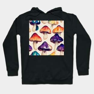 Colourful mushrooms Hoodie